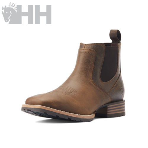 BOTIN ARIAT HYBRID LOW BOY WIDE SQUARE TOE CHELSEA HOMBRE (PAR)